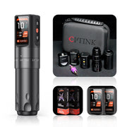 CPTINK Adjustable Wireless Tattoo Machine with Six Stroke Length |Captain One