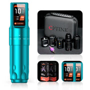 CPTINK Adjustable Wireless Tattoo Machine with Six Stroke Length ｜Captain One