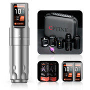 CPTINK Adjustable Wireless Tattoo Machine with Six Stroke Length ｜Captain One