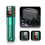 CPTINK Adjustable Wireless Tattoo Machine with Six Stroke Length ｜Captain One