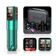 CPTINK Adjustable Wireless Tattoo Machine with Six Stroke Length ｜Captain One