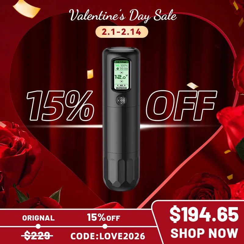 Captain Shift | The First Variable Frequency Tattoo Machine with Adjustable Voltage and Speed